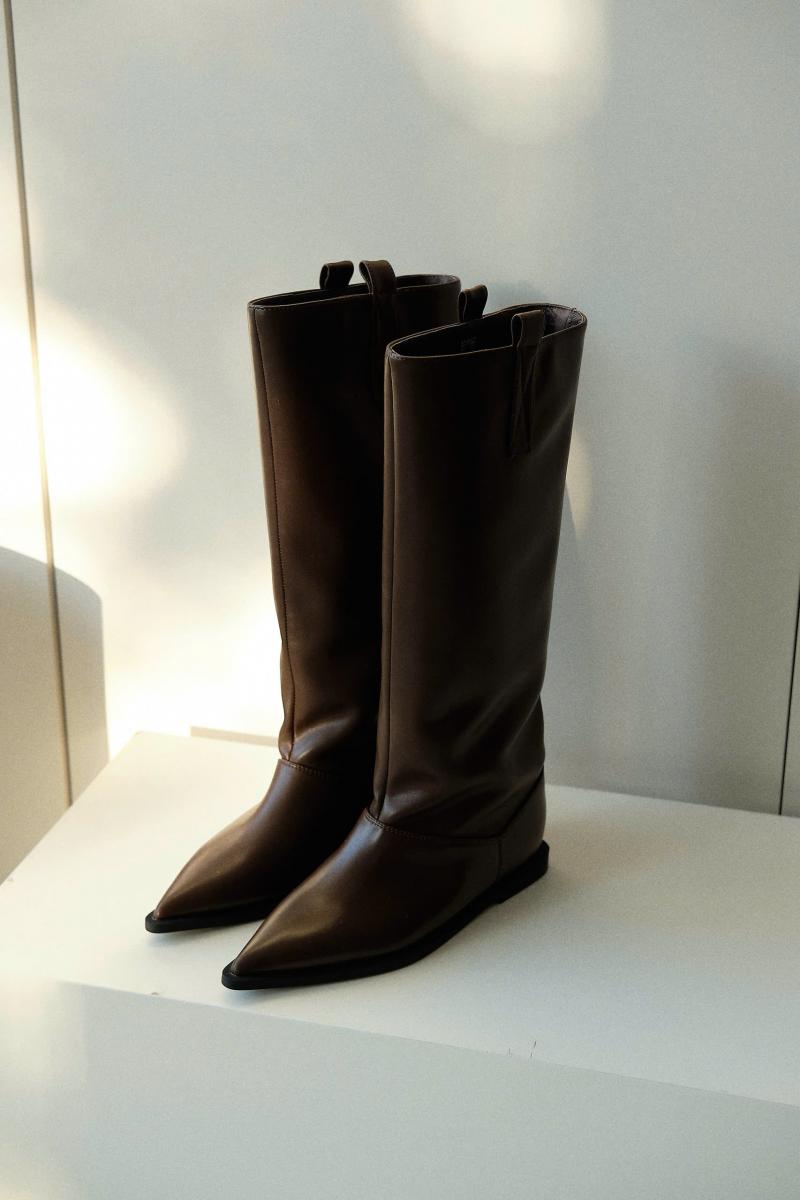 BOOT NÂU BỆT CỔ CAO YC